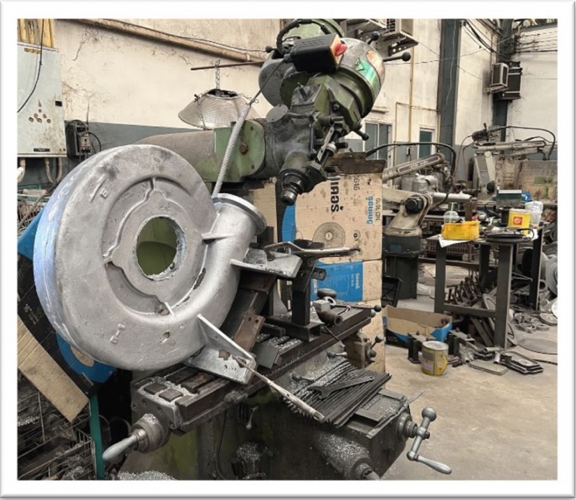 งานผลิตเหล็กหล่อเสื้อปั๊มน้ำหอยโข่ง